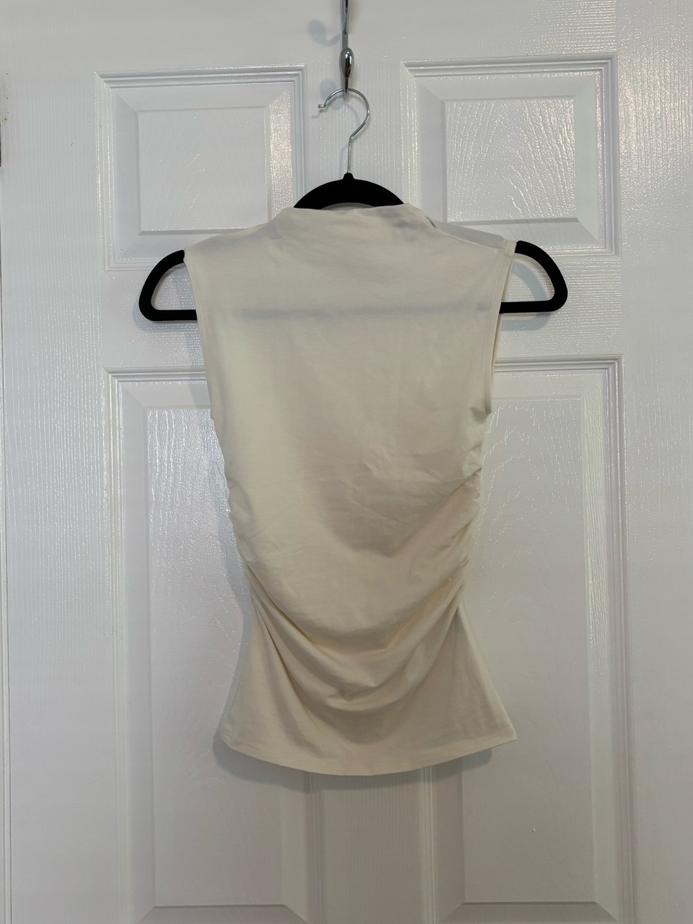 Madewell Ruched Mockneck Tank - Picture 7 of 10